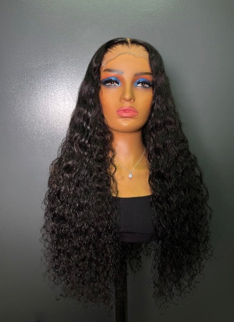 Black Burmese Curly 180% Density (13x4) Glueless HD Lace